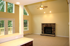 Chalet with Optional Fireplace Location