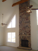 Chalet with optional Stone Fireplace